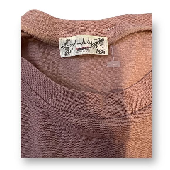Free People Sheer Cropped Top Size Small - Picture 3 of 5